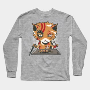 yakuza cat Long Sleeve T-Shirt